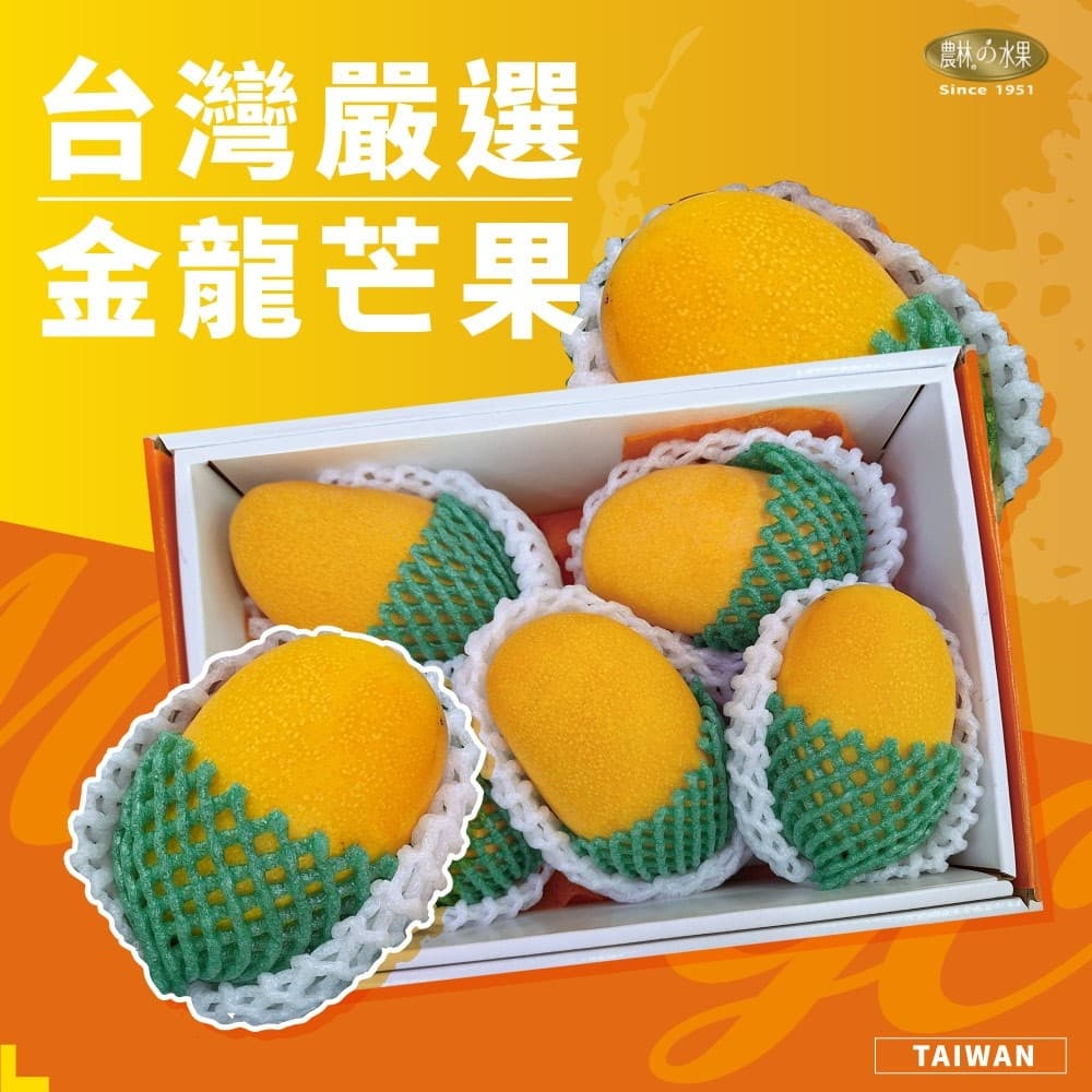 農林水果 台灣在地精品 金龍芒果 水果禮盒
