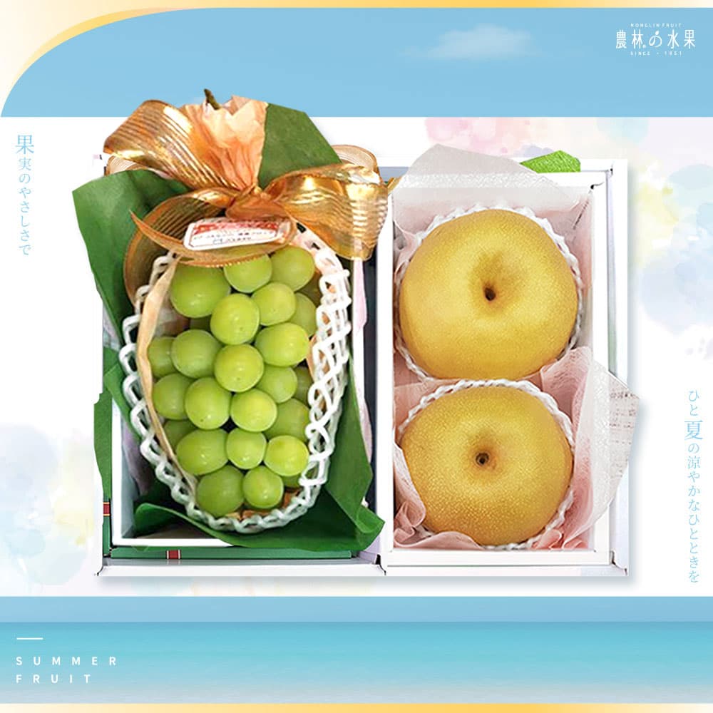 麝香葡萄 台灣水梨 夏季水果 農林水果 水果禮盒 水果送禮