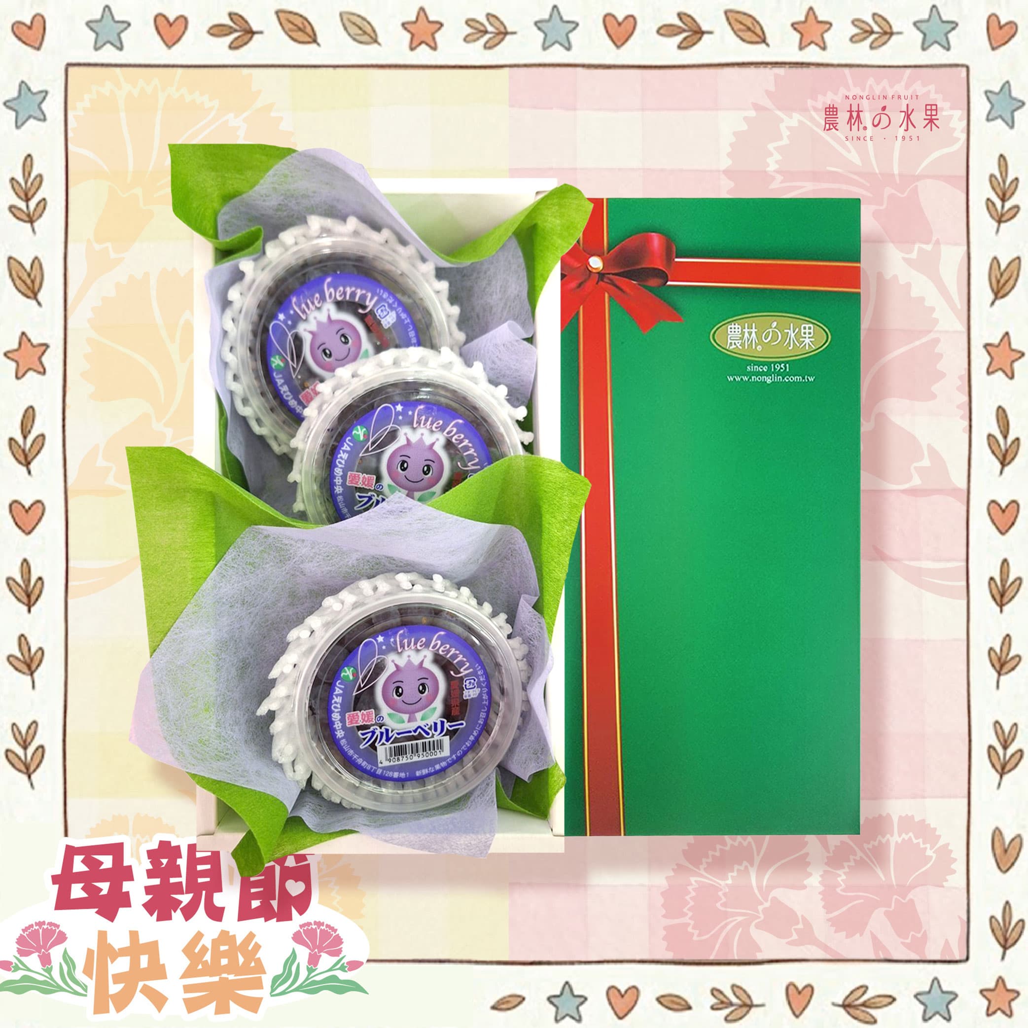 農林水果 日本愛媛藍莓 藍莓 母親節 母親節禮盒