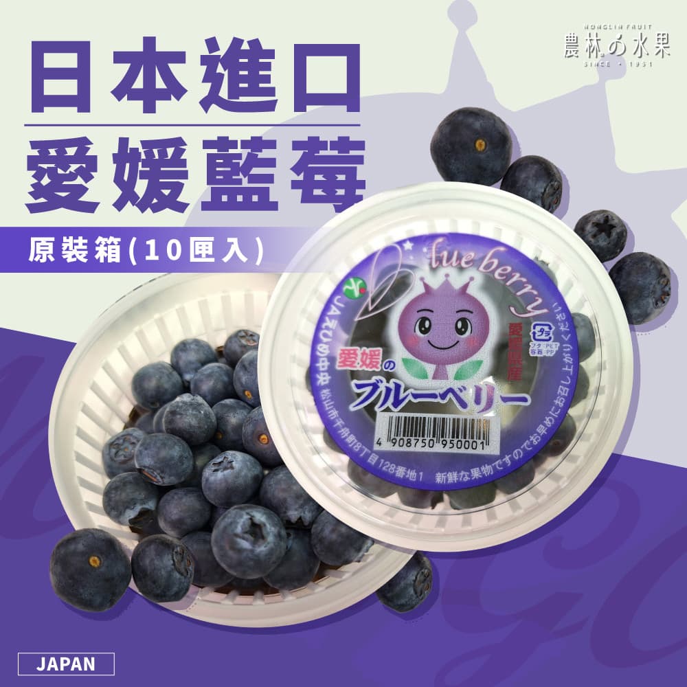 日本愛媛縣藍莓 藍莓  日本藍莓 農林水果 水果禮盒 送禮推薦
